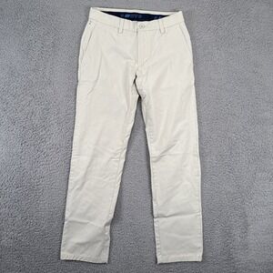 Vineyard Vines Pants Mens 28x30 (fit 28x28) Ivory On-The-Go OTG Performance